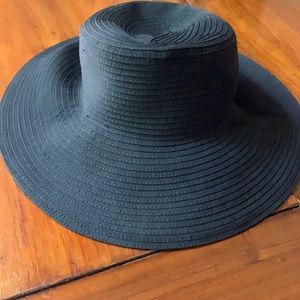 Talbots black sun hat